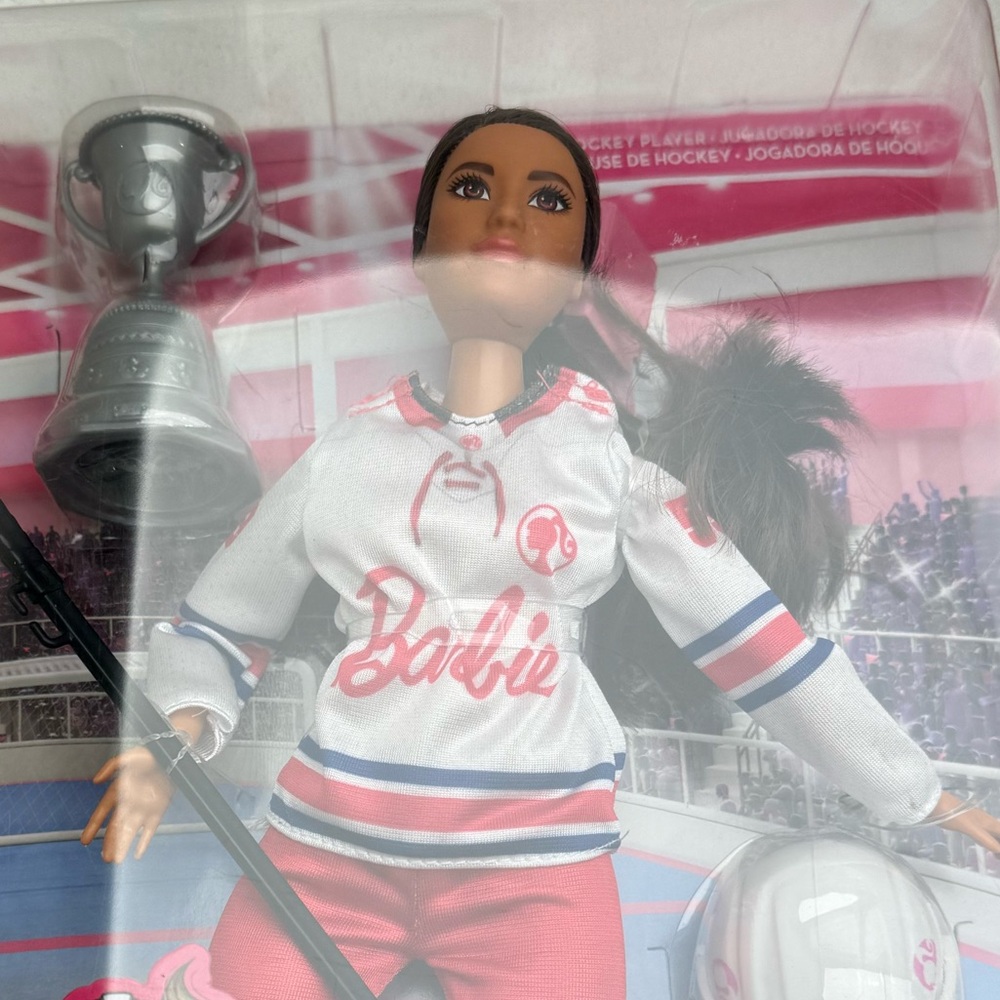 Barbie Doll Hockey Player You Can Be Anything Ice Hockey Winter Sports - Picture 4 of 7